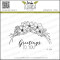 Tampon Lesia Zgharda - Flowers branch with sentence