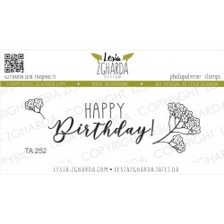 Tampon Lesia Zgharda - Happy Birthday!