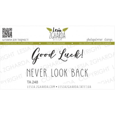 Tampon Lesia Zgharda - Good luck! Never look back