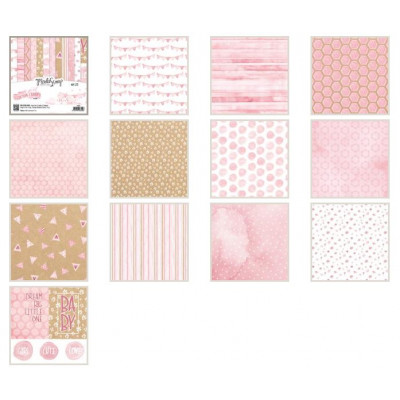 ModaScrap - Paper Pack 15.2x15.2 - Coton rose