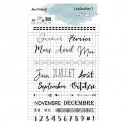 Tampon clear - Calendrier - DIY and Cie 