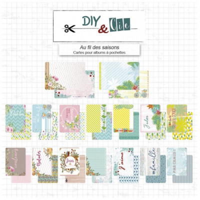 Cartes pour albums Au Fil des saisons - DIY and Cie