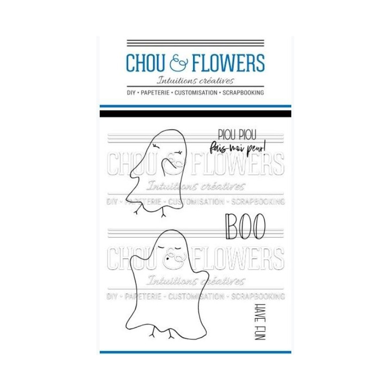 Tampons clear Chou & Flowers - Have Fun