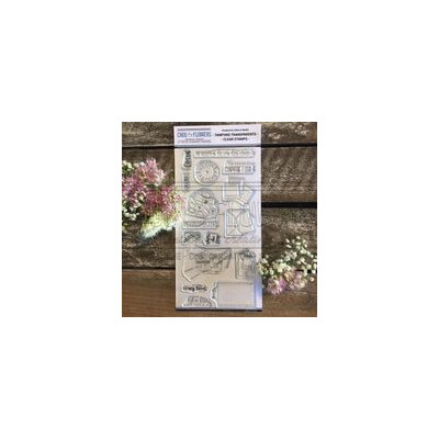 Tampons clear Chou & Flowers - DL R&eacute;trospective