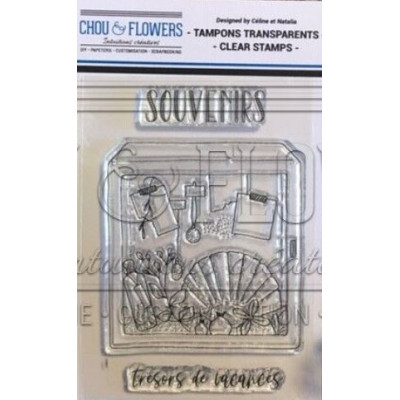 Tampons clear Chou & Flowers - Trésors