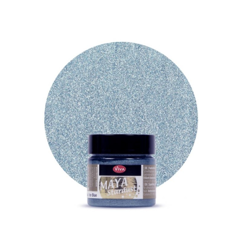 Peinture - Maya Stardust - Bleu glace