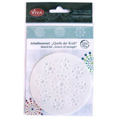 Set de pochoirs - Zen pen - Viva - Source de pouvoir