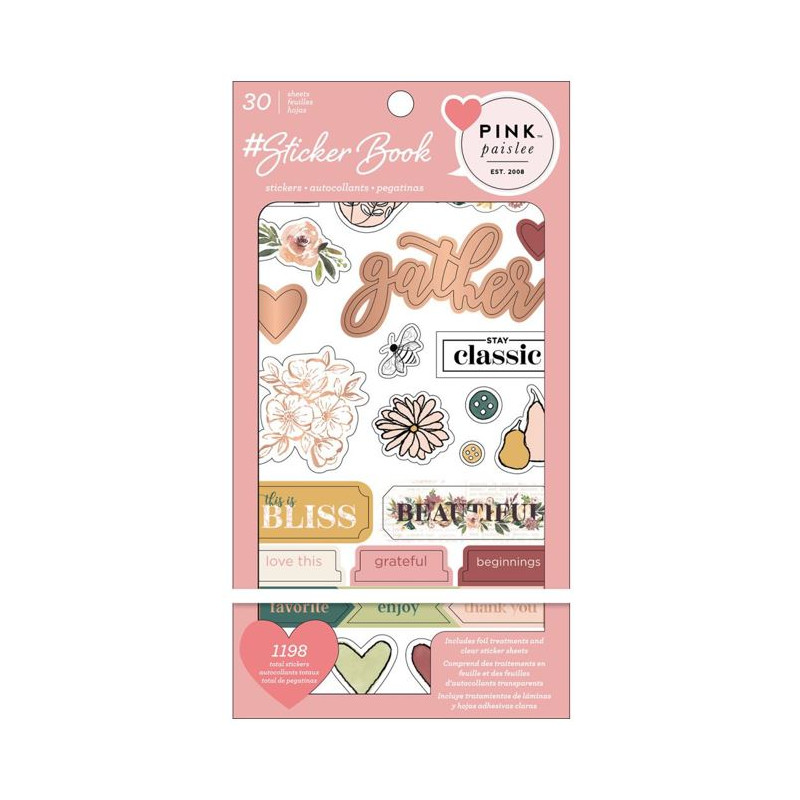 Pack de stickers - Pink Paislee