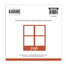 Dies Les Ateliers de Karine - Esprit Bohème - Cadre Smile