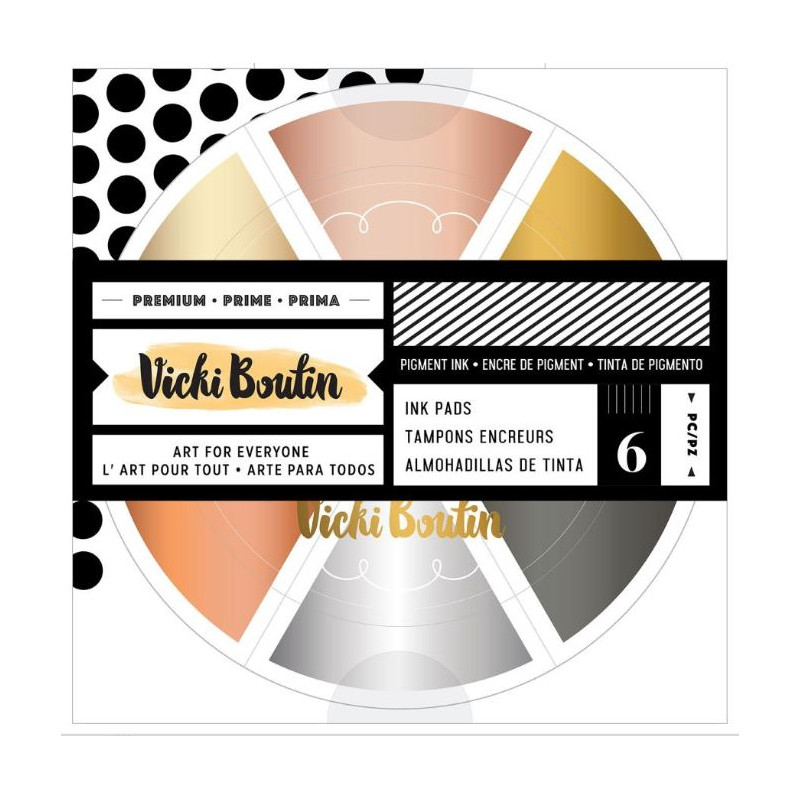 Metallics -Vicki Boutin - Wheel Inkpad - Encrier