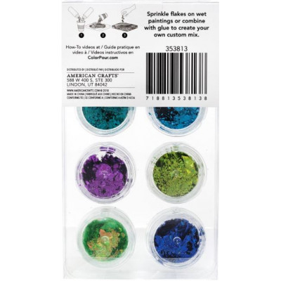 Color Pour - Foil flakes - Cool