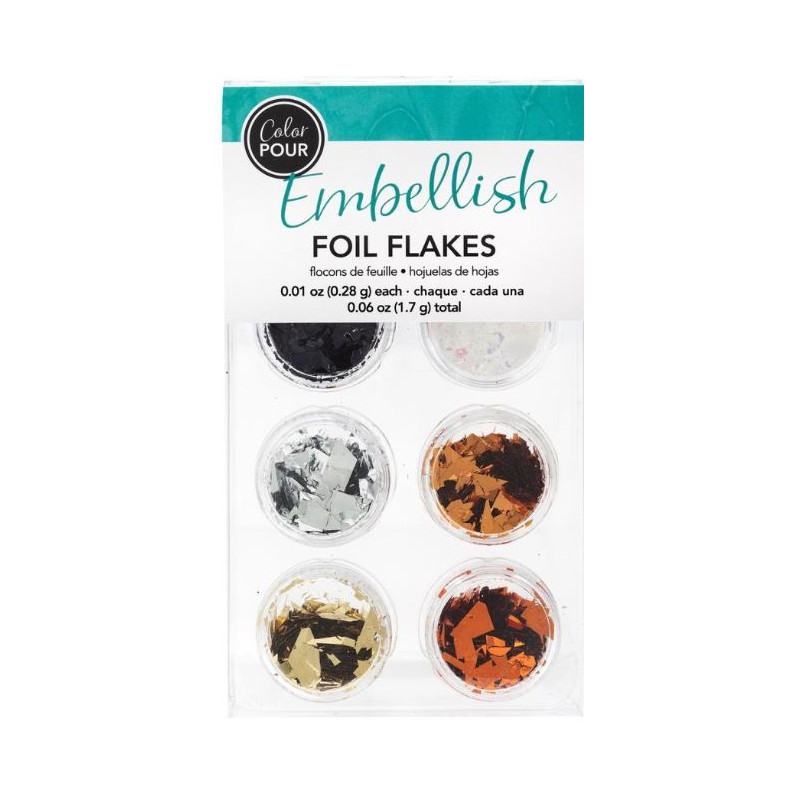 Color Pour - Foil flakes - Metallique