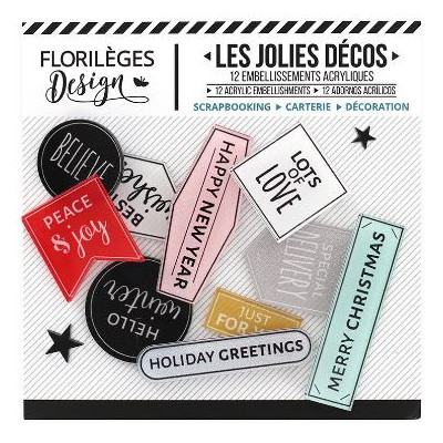 Les Jolies Décos Florilèges - Holiday Greetings