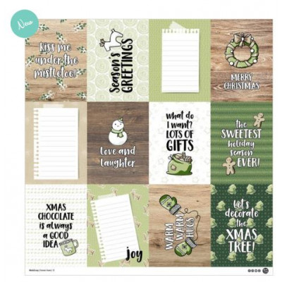 ModaScrap - Paper Pack 30.5 cm x 30.5 cm - Forever Green