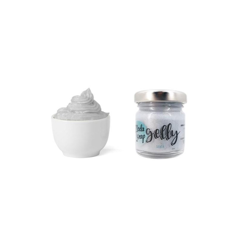 ModaScrap - Fluffy - Gelly Silver