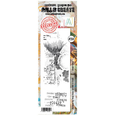 AALL & Create Stamp -234 - Fleur codée