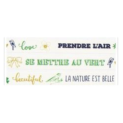 Masking Tape Les Ateliers de Karine - La nature est belle