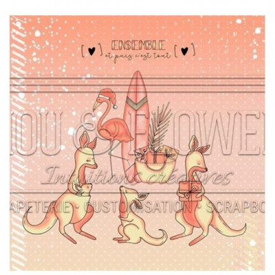 Tampons Clear - Chou & Flowers - Famille Kangourou