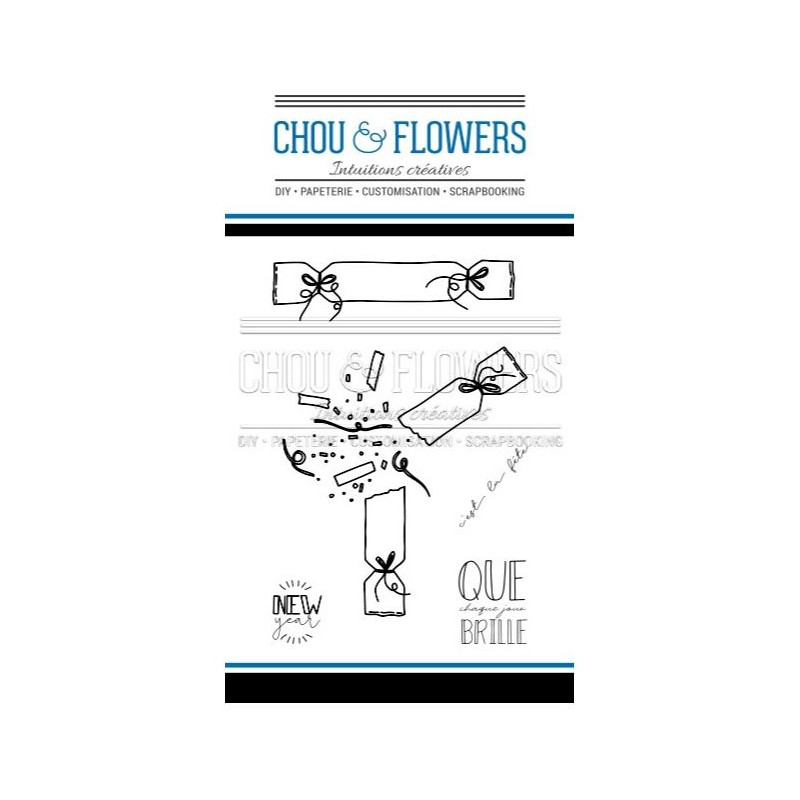 Tampons Clear - Chou & Flowers - Crackers