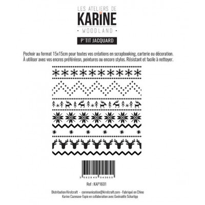 Pochoir Les Ateliers de Karine - Woodland - P'tit Jacquard