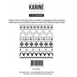 Pochoir Les Ateliers de Karine - Woodland - P'tit Jacquard