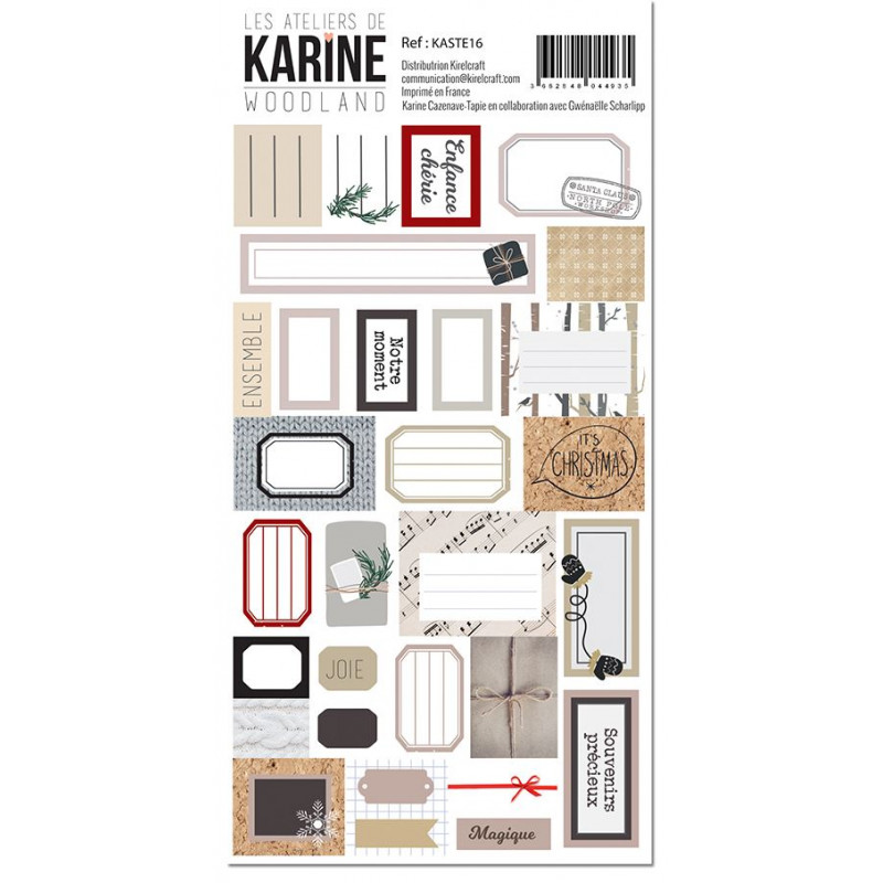 Les Ateliers de Karine - Woodland - Stickers - Etiquettes