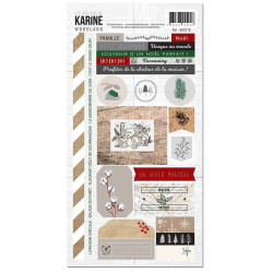 Les Ateliers de Karine - Woodland - Stickers - 15 x 30