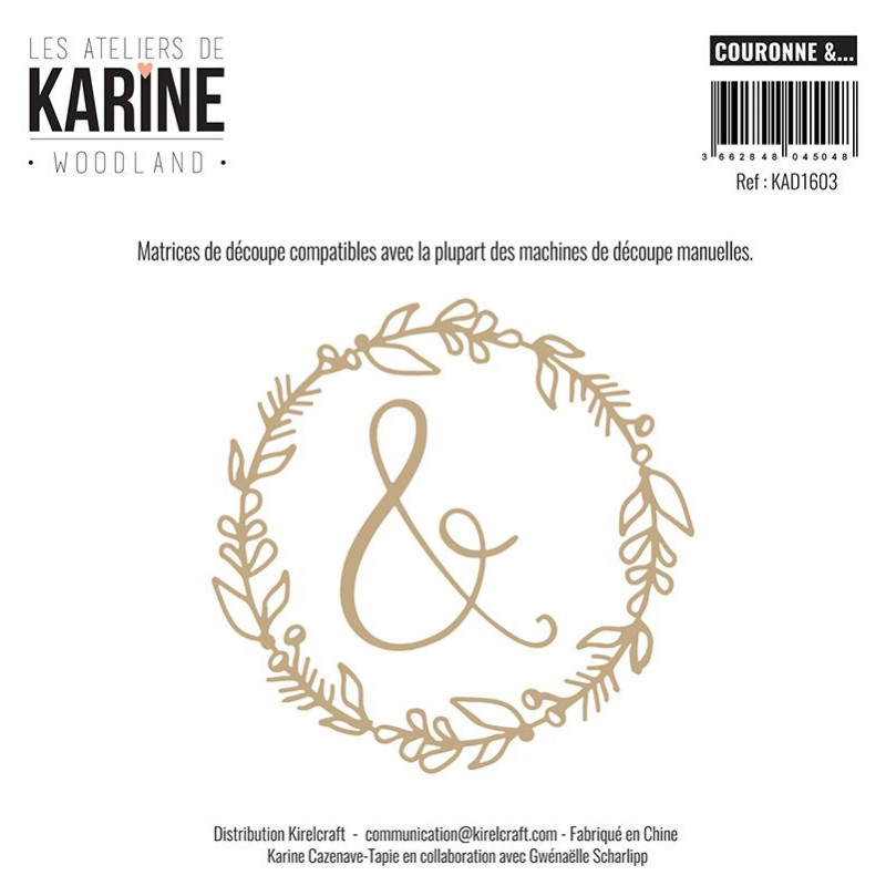 Dies Les Ateliers de Karine - Woodland - Couronne &