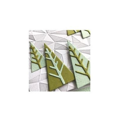 Comptoir Scrap - Die Duo de sapin graphique 