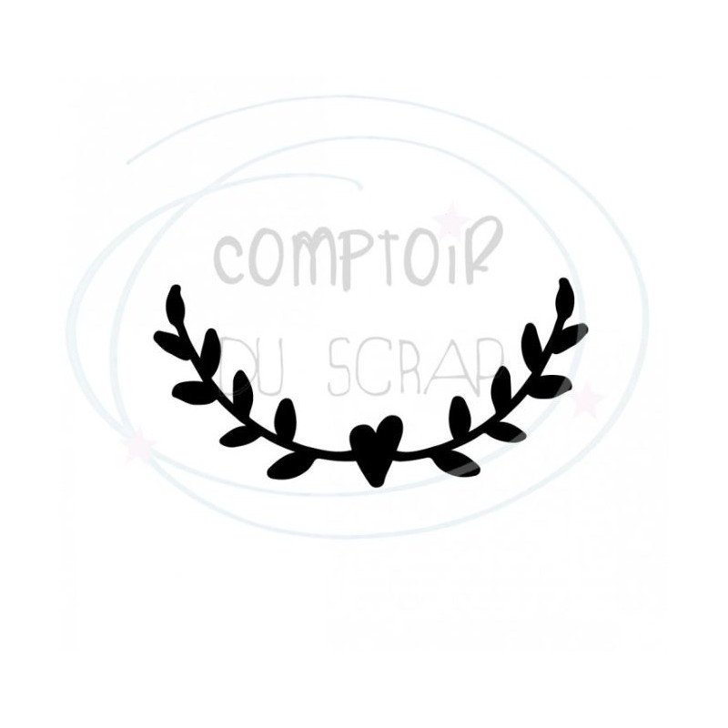 Comptoir Scrap - Die Demi couronne cœur 