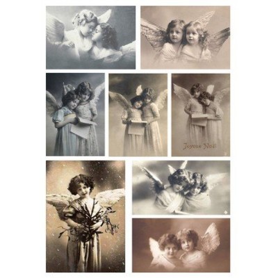 Feuille d'images Vintage - Angels