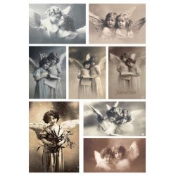 Feuille d'images Vintage - Angels