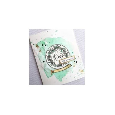 Comptoir Scrap - Tampon - Boule à neige LOVE