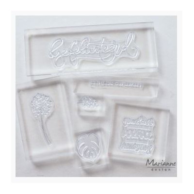 Set de 6 blocs acryliques - Marianne Design