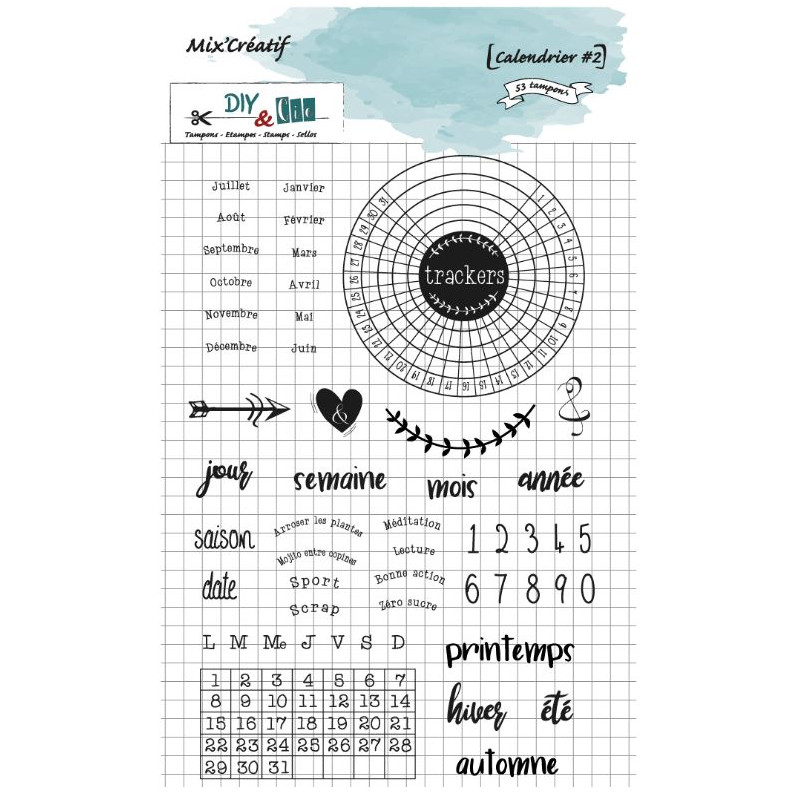 Tampon clear - DIY and Cie - Calendrier #2