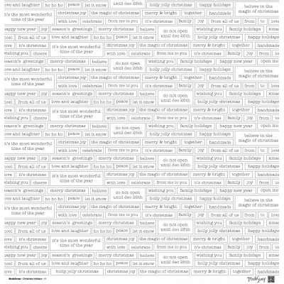 ModaScrap - Paper Pack 30.5 cm x 30.5 cm - Vacances Noël