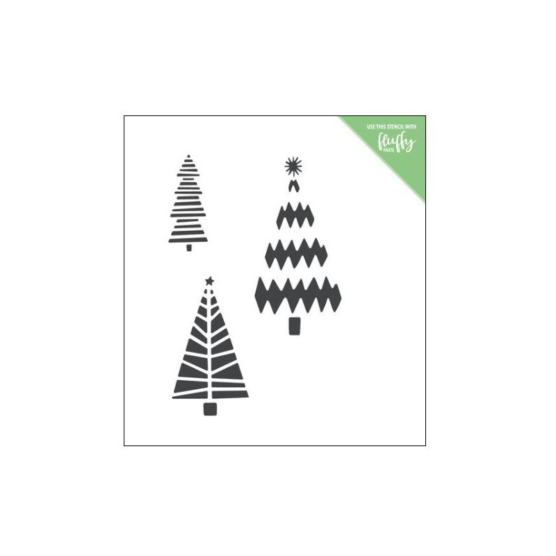 ModaScrap - Pochoir - Sapin
