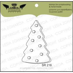 Tampons transparent Lesia Zgharda - Sapin de Noël