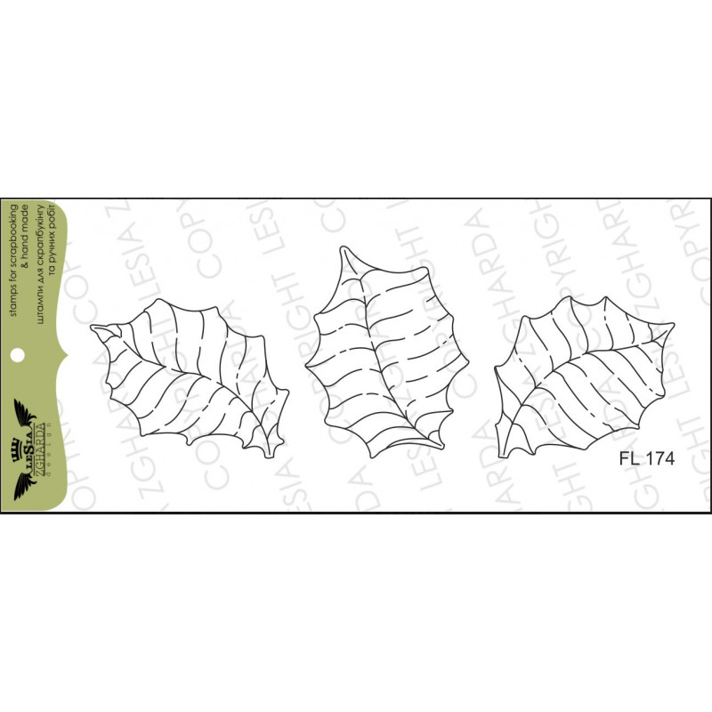 Tampons transparent Lesia Zgharda - 3 feuilles