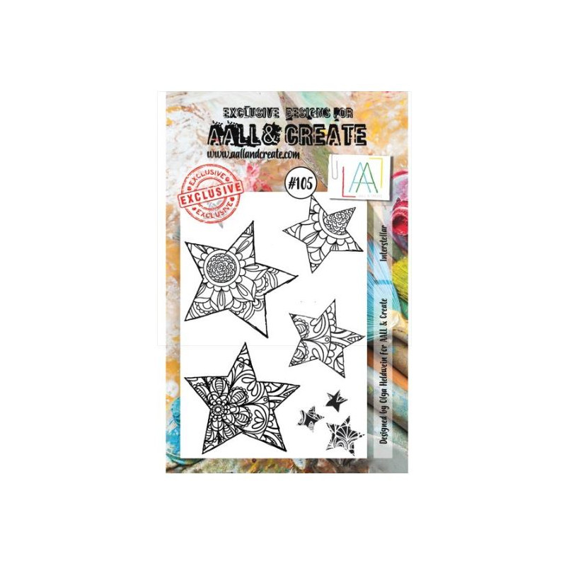 AALL & Create Stamp -105 - Etoiles