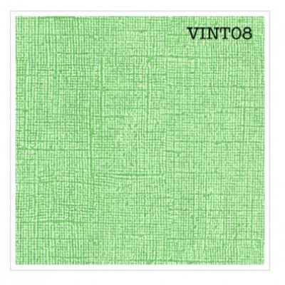 Cardstock texturé canvas - Coloris Vintage Vert printemps