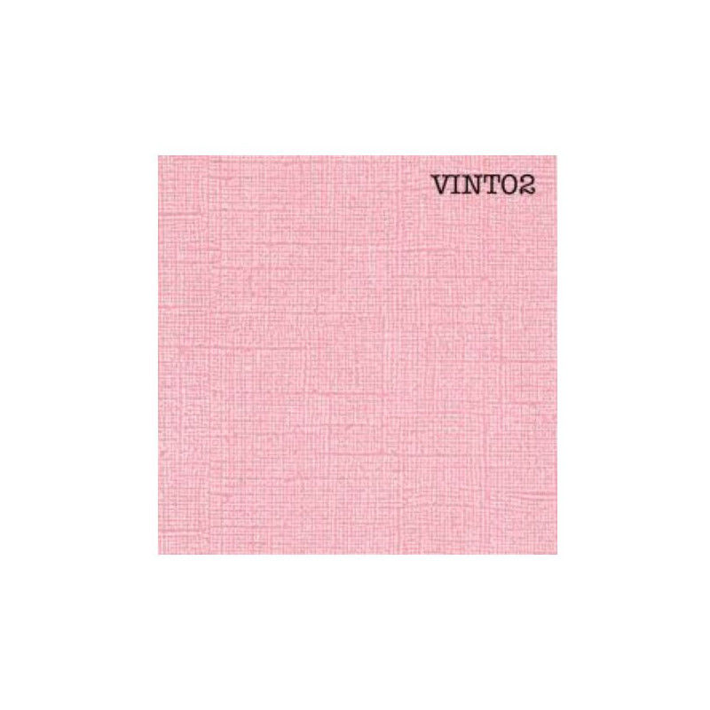 Cardstock texturé canvas - Coloris Vintage Rosé