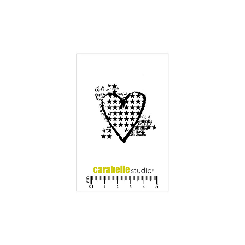 Tampons Mini - Carabelle Studio - Mon coeur étoilé 