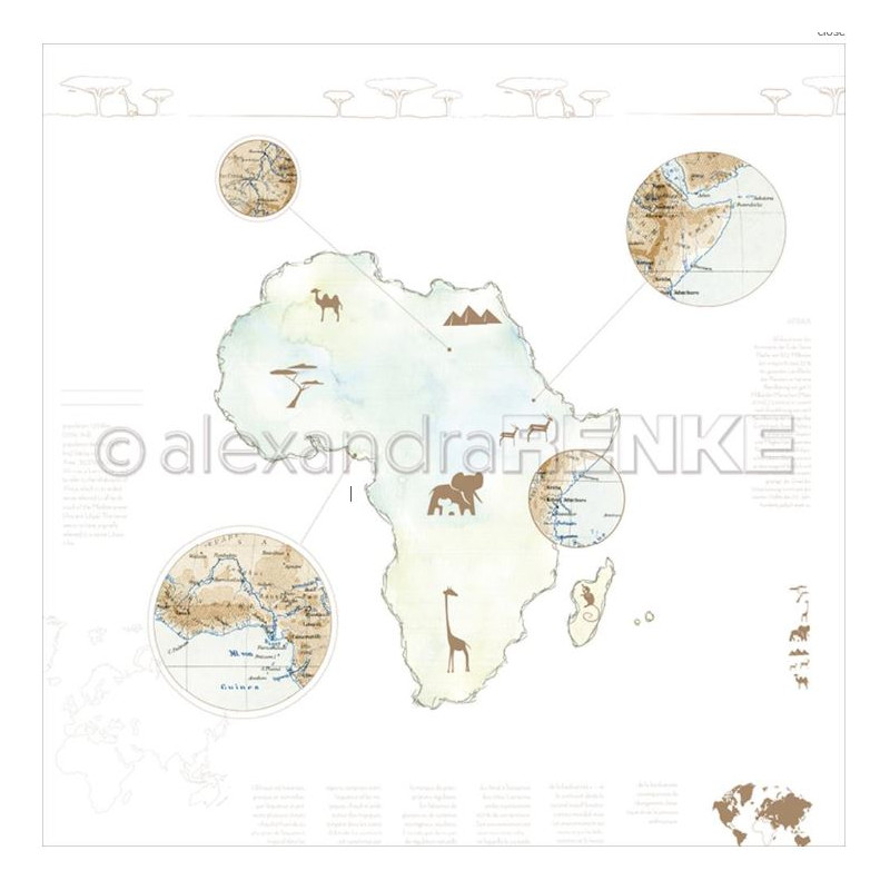 Pack 30.5x30.5 - Alexandra RENKE - 6 continents