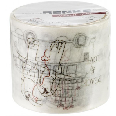 Washi Tape Alexandra Renke -Tour du monde - 4 cm