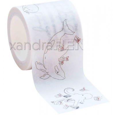 Washi Tape Alexandra Renke - Joie, Amour, Paix - 4 cm