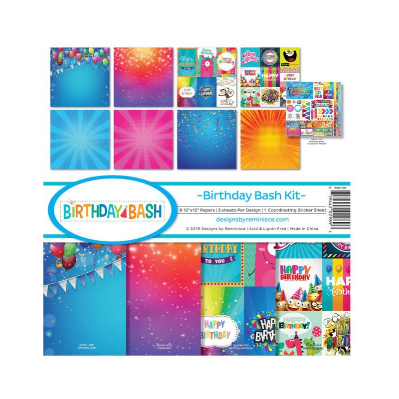 Pack 30x30 - Reminisce - Birthday Bash Kit