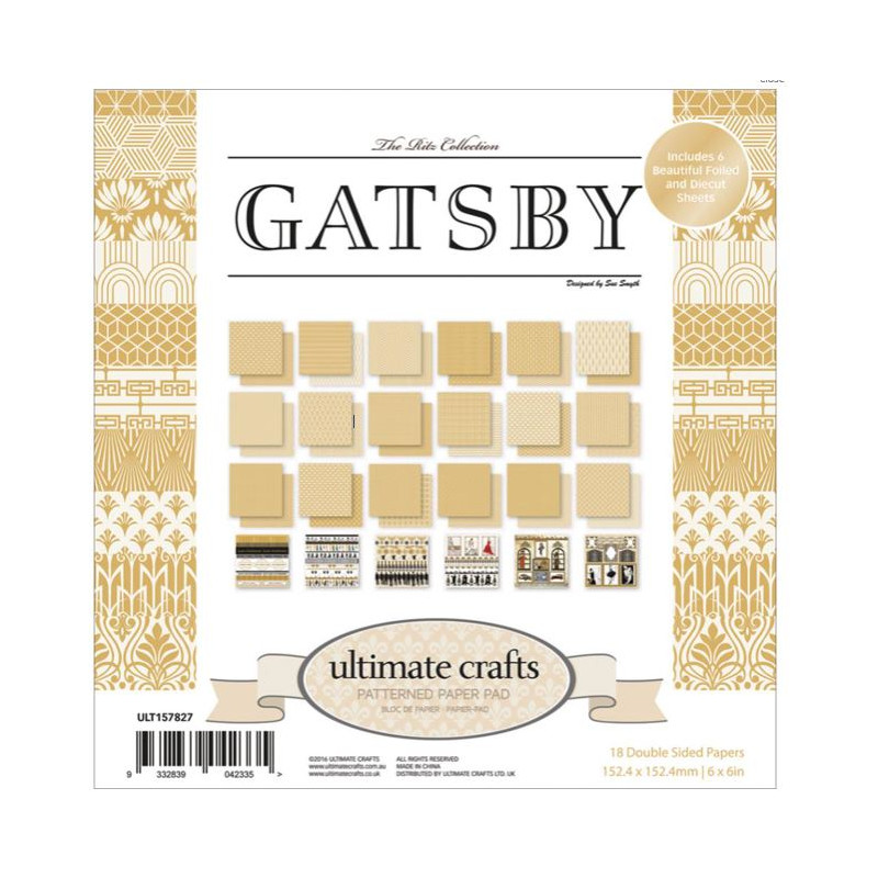 Pack 15.2 x 15.2 - Ultimate crafts - Gatsby