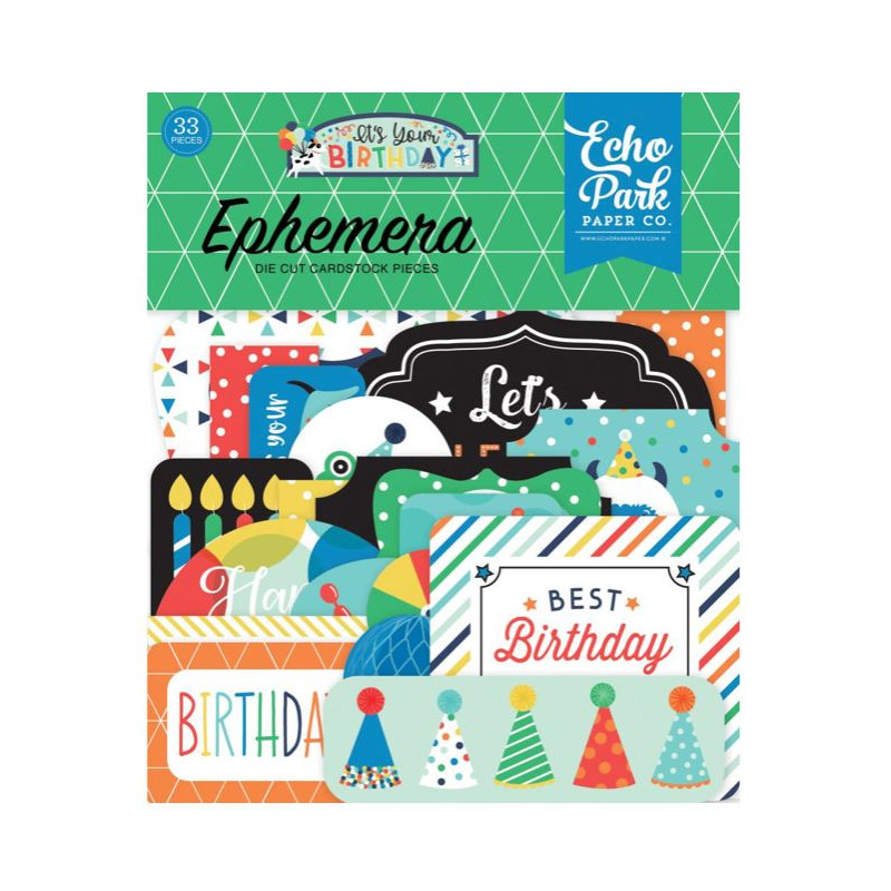 Die Cuts - Echo Park - Birthday - Boy Ephemera