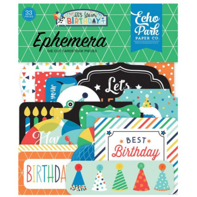 Die Cuts - Echo Park - Birthday - Boy Ephemera